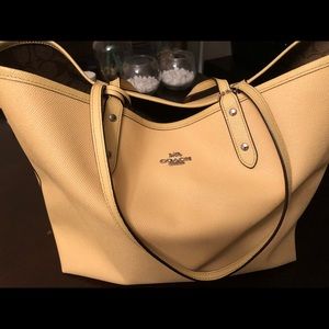 Coach Reversible Tote w/Matching Pouch and Wallet